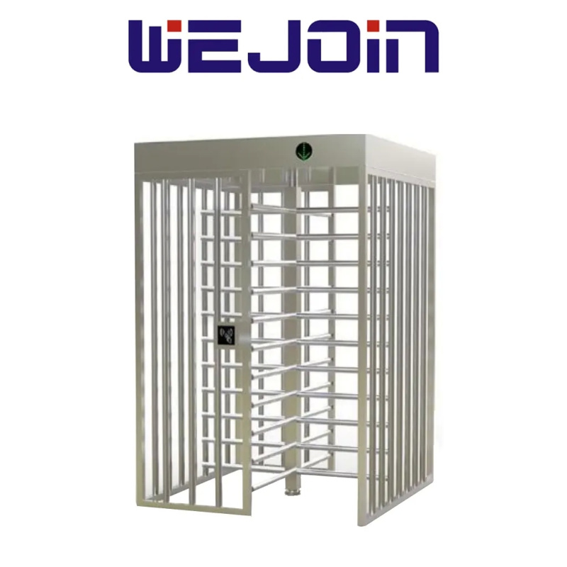 WEJOIN WJFTH603B - Torniquete Sencillo de Cuerpo Completo Bidireccional en Acero 304 Inoxidable IP68 para Exterior 5 Millones de Ciclos pase 25-35 Personas por Minuto Compatible con Controles de Acceso