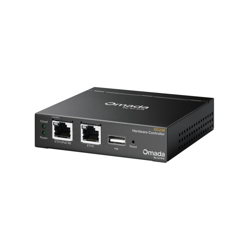 Controladora Cloud Omada TP-Link OC220 gestión centralizada para redes 2x RJ45 (1x 802.3af PoE) 1x USB 2.0 1x Micro USB hasta 100 AP Omada image 3