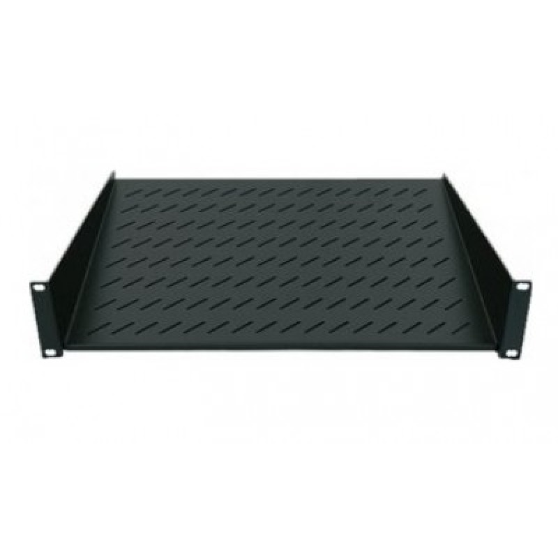 INTELLINET 712514 Charola fija, 2U, 19" 2U, 2 puntos frontales de montaje, 40.0 cm de profundidad, Ventilada, Negro (Sobre Pedido) image 2