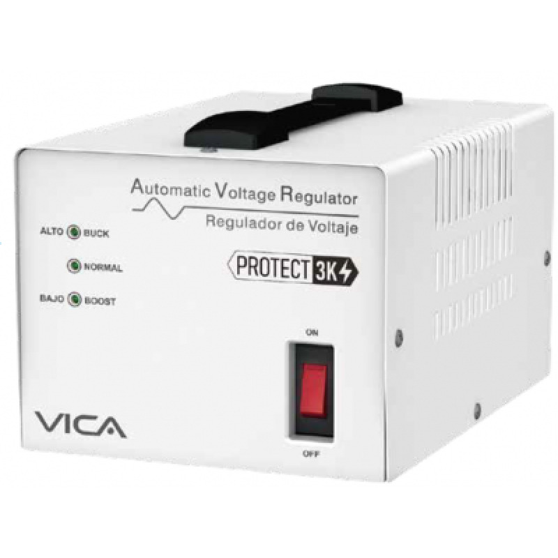 REGULADOR DE VOLTAJE VICA PROTECT 3K 3000VA / 1800W LINEA BLANCA