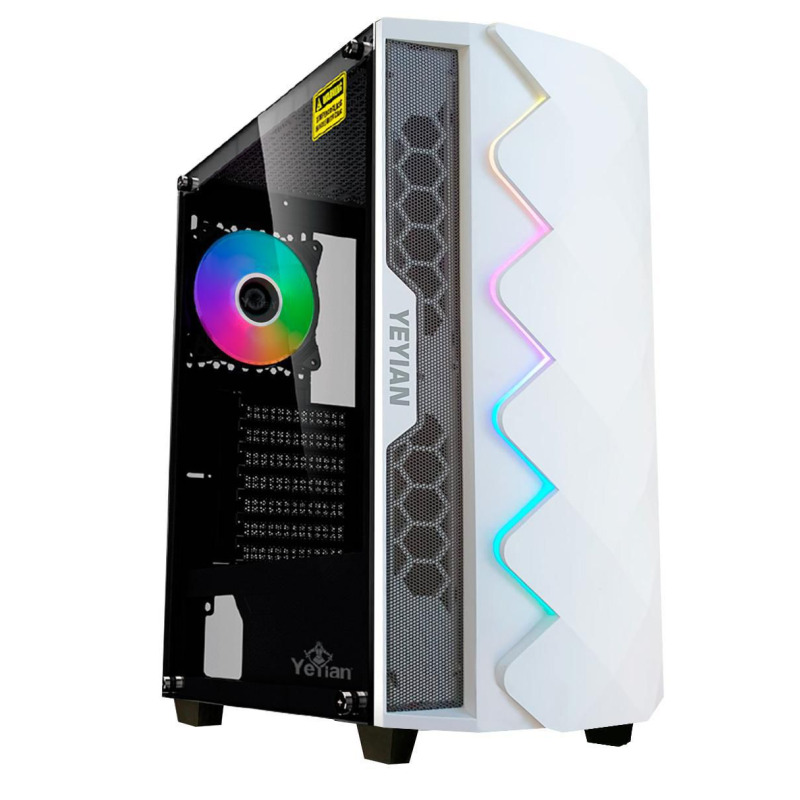 GABINETE GAMER YEYIAN ABYSS 2500 WHITE ATX (YGA-49702-FA)