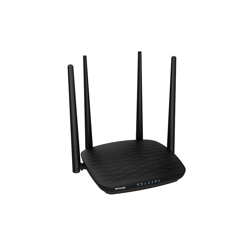 ROUTER TENDA  AC5 AC1200 802.11 AC/B/G/N DUAL-BAND  DOBLE BANDA  4 ANTENAS EXTERNAS 6 DBI MU-MIMO BEAMFORMING, IPV6, IPTV, 4 PUERTOS FAST ETHERNET ,2,4GHZ A 300MBPS Y 5GHZ 867MBPS 1 WAN/ 3 LAN