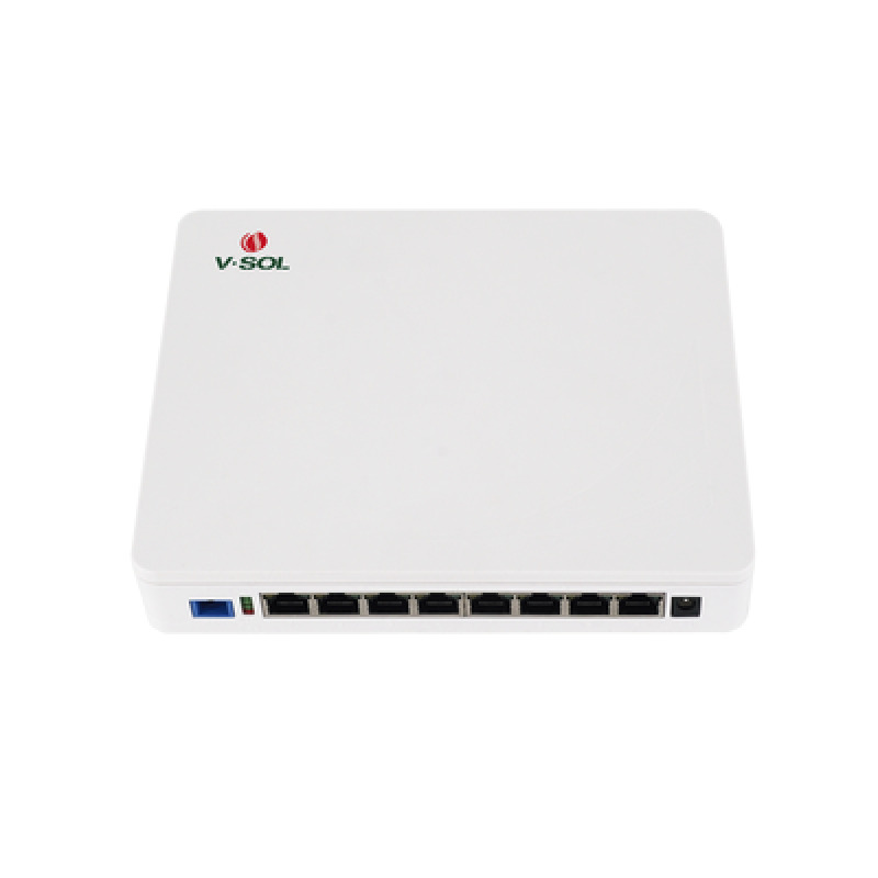 ONU Dual EPON/GPON / 8 Puertos PoE 8023at Gigabit / WiFi Doble banda 24 y 5 GHz /  1 Puerto SC/UPC image 2