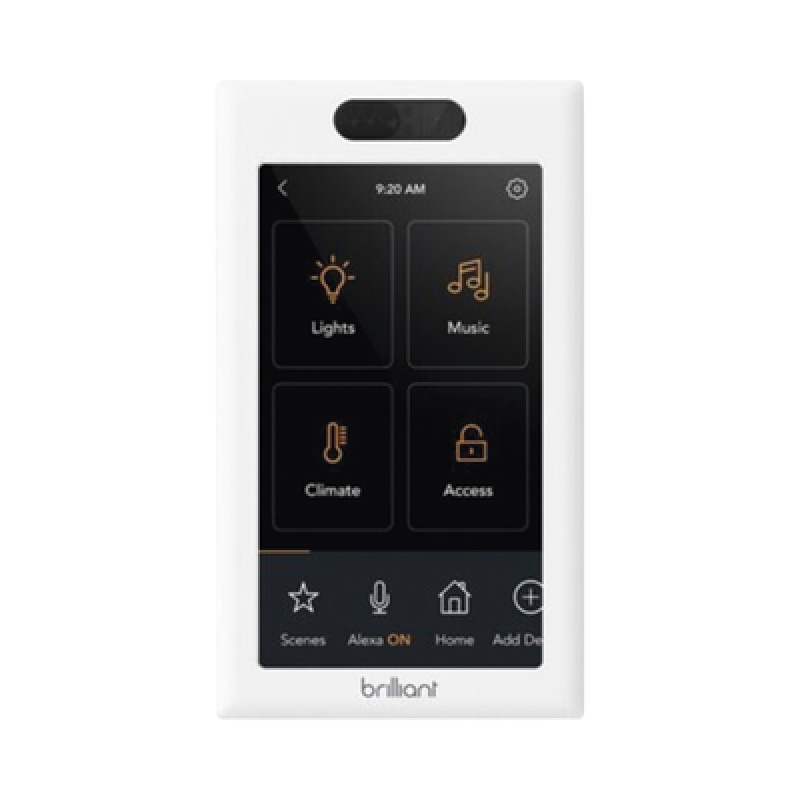 Control de iluminación touch desde su pantalla en pared