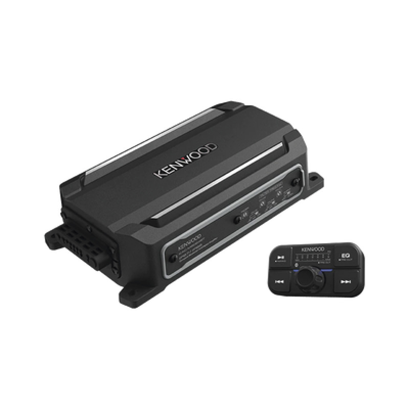 Amplificador de audio de 4 canales con control remoto y con conexión Bluetooth de 600 W de salida máxima 