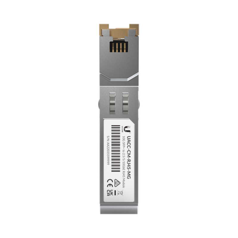 UFiber Tranceptor convertidor de SFP a RJ45 velocidades 10/5/25/1G