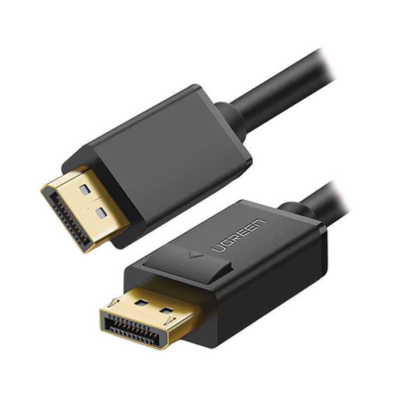 Cable DisplayPort 12 Macho a Macho/ Longitud 150 m / Versión DP12 / Soporta 4K60Hz 2K144Hz / Soporta 3D / Color profundo de 8 y 10 bits / Blindaje Interno Múltiple / Cobre Estañado 28AWG  / Botón de Liberación