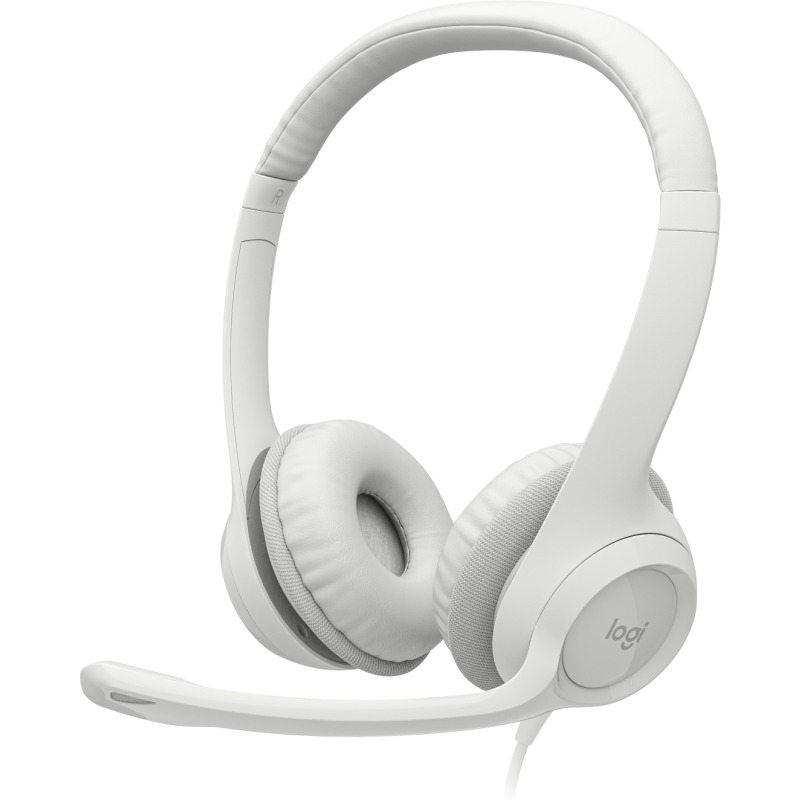 AUDIFONOS DIADEMA LOGITECH H390 SUPRESION DE RUIDO CONTROL DE VOLUMEN USB BLANCO image 2