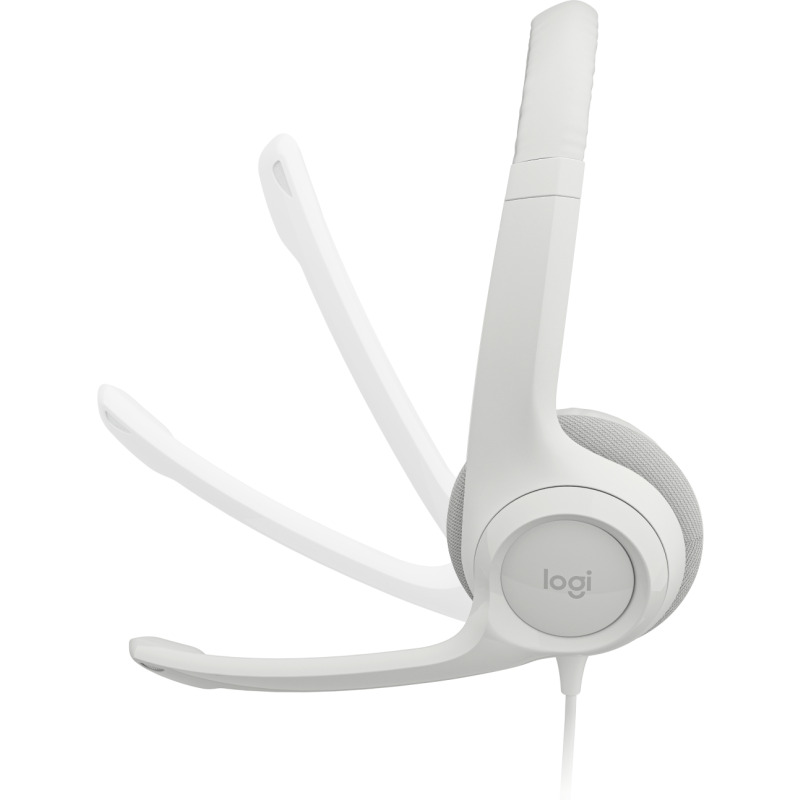 AUDIFONOS DIADEMA LOGITECH H390 SUPRESION DE RUIDO CONTROL DE VOLUMEN USB BLANCO image 5
