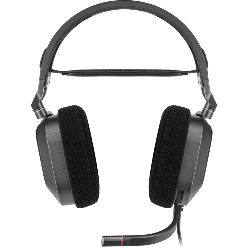 AURICULARES PREMIUM PARA JUEGOS CON SONIDO ENVOLVENTE 7.1 CORSAIR HS80 RGB USB,/NEGRO (CA-9011237-NA)