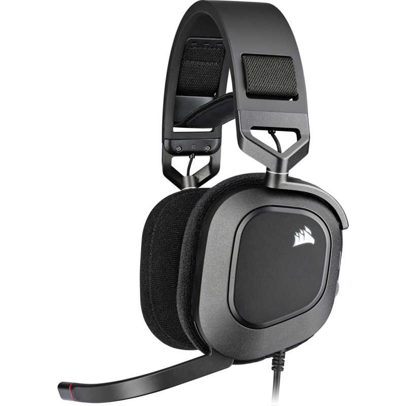 AURICULARES PREMIUM PARA JUEGOS CON SONIDO ENVOLVENTE 7.1 CORSAIR HS80 RGB USB,/NEGRO (CA-9011237-NA) image 2