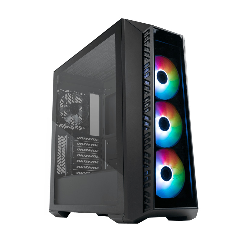 GABINETE COOLER MASTER MASTERBOX MB520 /NEGRO/MIDI-TOWER/ATX/4VENTILADORES INSTALADOS 3X ARGB/CON VENTANA/GAMER image 4