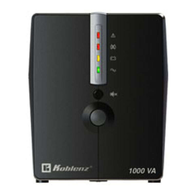 NO BREAK KOBLENZ 10017, 1000VA / 500W, LINEA PRO, 8 CONT, USB, RJ11, 450 JOULES, HASTA 60 MIN.