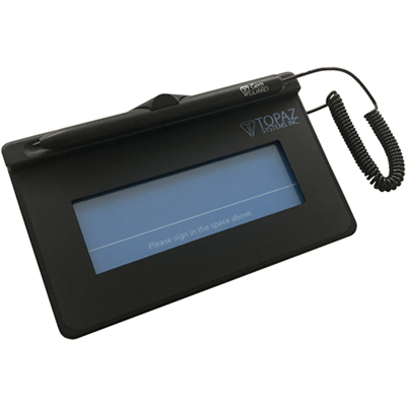 Topaz Systems T-S460-HSB-R capturadora de firma digital Negro LCD