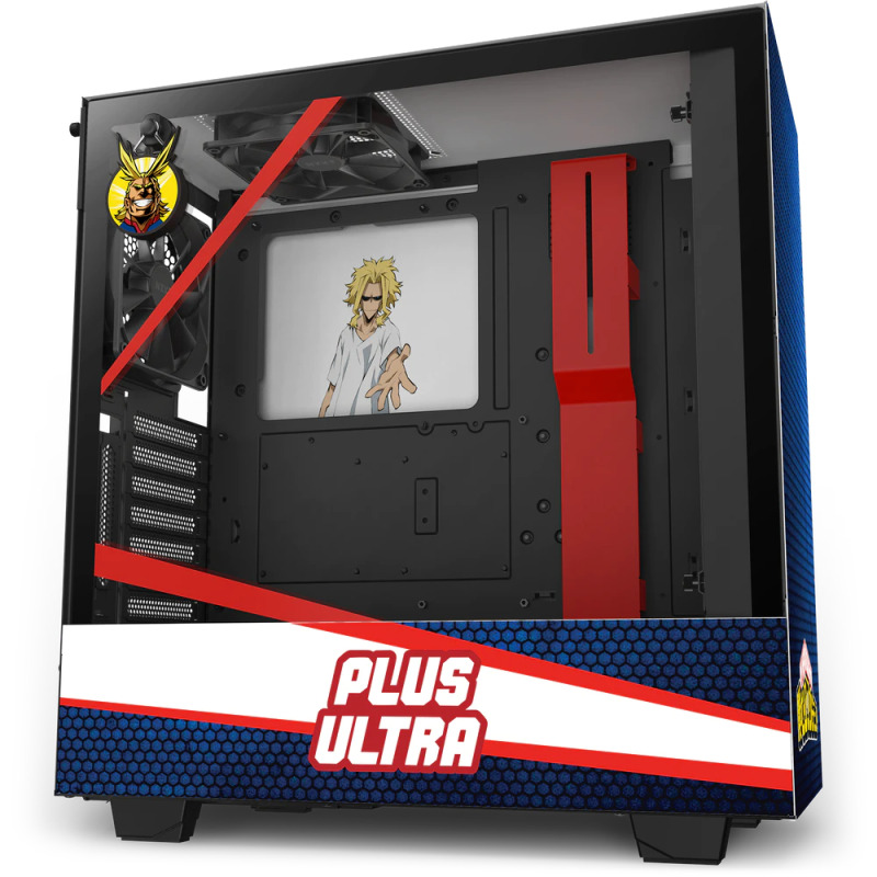 GABINETE NZXT H510I ALL MIGHT /AZUL/CON VENTANA/MIDI-TOWER/ATX/MICRO-ATX/MINI-ATX/ EDICION ESPECIAL/GAMER