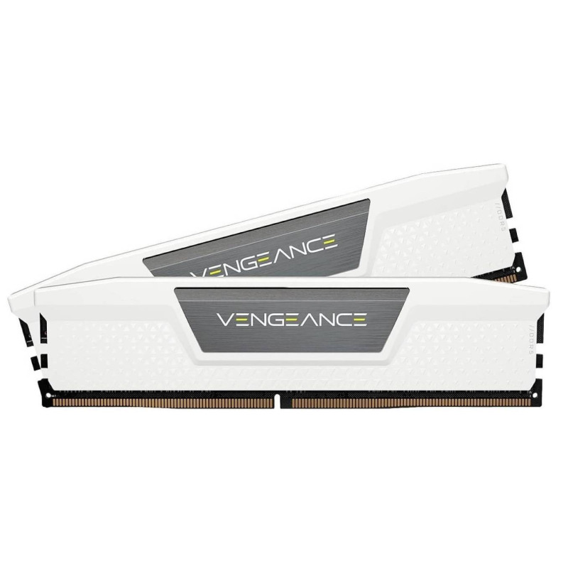 MEMORIA DIMM DDR5 CORSAIR (CMK32GX5M2B5200C40W) 32GB (2X16GB) 5200MHZ VENGEANCE BLANCO