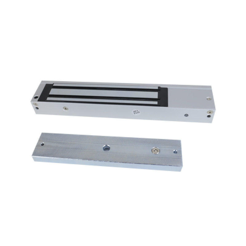 Chapa Magnética de 600 Lbs 272 Kg / Montaje en Puerta Normal / Certificado CE /  Uso en Interior / Magnetismo Antiresidual image 2