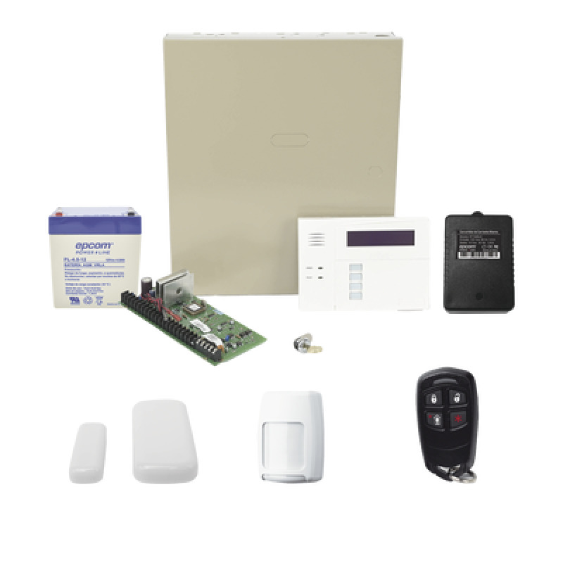Kit inalámbrico de panel VISTA48 con teclado 6160RF receptor inalámbrico 2 contactos 5800MINI 1 PIR 5800PIR 1 Control Remoto 58344 Batería y Transformador