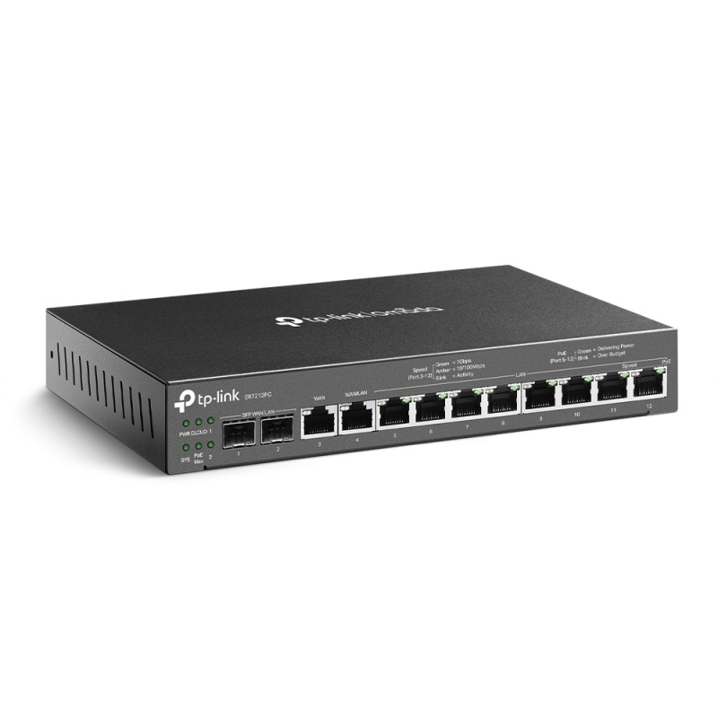 Router Omada VPN / SDN MultiWAN 1G / Switch con PoE y Controlador  / 2 puerto WAN/LAN SFP 1G / 1 Puerto RJ45 WAN / 1 Puerto WAN/LAN RJ45 / 8 Puertos PoE LAN RJ45 /  24980 Sesiones Concurrentes / Administración por Controlador Omada o StandAlone image 5