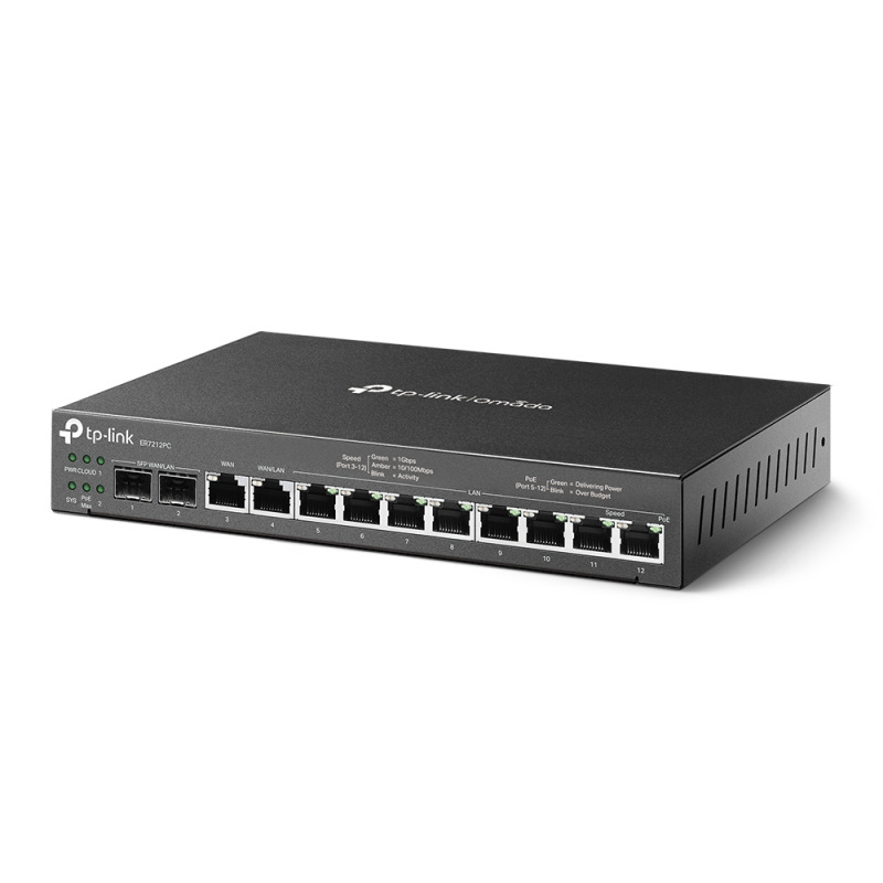 Router Omada VPN / SDN MultiWAN 1G / Switch con PoE y Controlador  / 2 puerto WAN/LAN SFP 1G / 1 Puerto RJ45 WAN / 1 Puerto WAN/LAN RJ45 / 8 Puertos PoE LAN RJ45 /  24980 Sesiones Concurrentes / Administración por Controlador Omada o StandAlone image 6