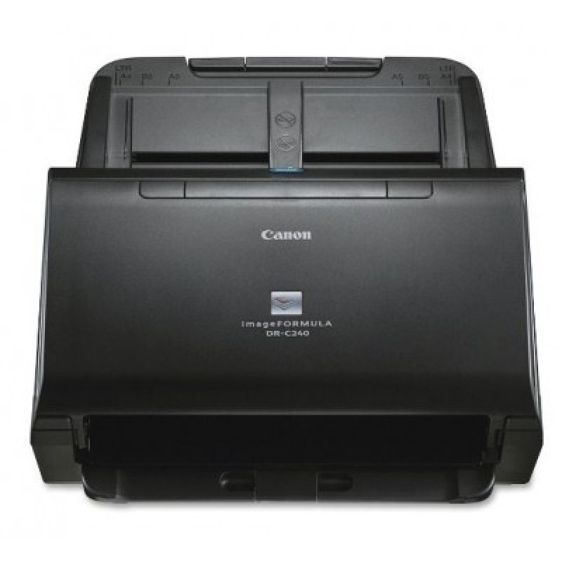 ESCANER CANON DR-C240, 45 PPM/90 IPM, 600 DPI, 24 BITS, USB, DUPLEX, ADF, COMPATIBLE: WINDOWS, ALIMENTACION: 60 HOJAS, OFICIO, VERTICAL, ESCANEO DIARIO 4000