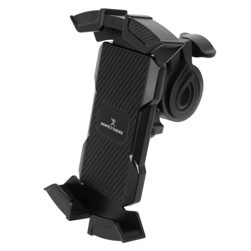 SOPORTE DE SMARTPHONE PARA BICICLETA  MOTO PERFECT CHOICE NEGRO