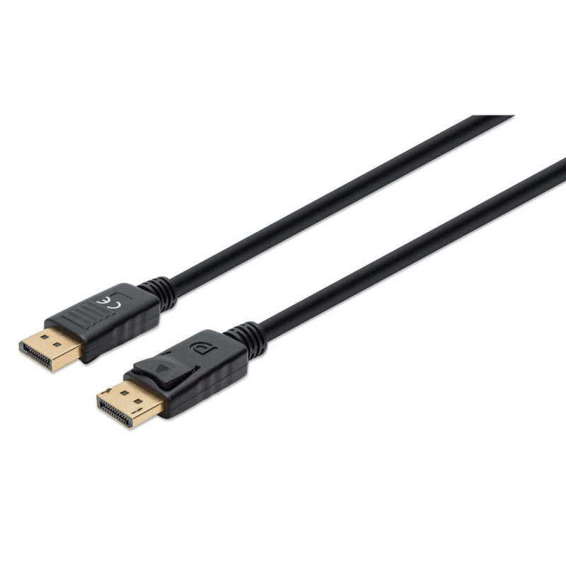 CABLE DISPLAYPORT,MANHATTAN,355568, V1.4 M-M, 1.0M NEGRO 8K60HZ