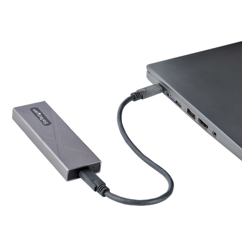 GABINETE EXTERNO USB-C 10GBPS A NVME M.2 O SSD M.2 SATA SIN HERRAMIENTAS PARA SSD M.2 NGFF PCIE/SATA DE ALUMINIO - CABLES USB C O USB-A - 2230/2242/2260/2280 - STARTECH.COM MOD. M2-USB-C-NVME-SATA image 7