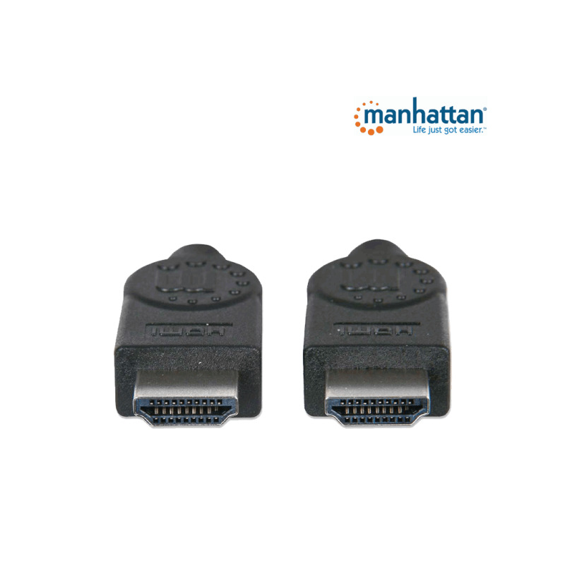MANHATTAN 322539-Cable HDMI de 10m / Alta Velocidad / Macho a macho / Blindado / Resolución de 1080p / Color intenso / Hasta 10.2Gbps a 340MHz / Terminales en PVC/ Color negro image 5