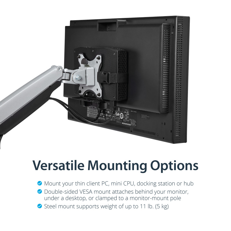 SOPORTE DE MONTAJE VESA PARA CLIENTES DELGADOS - GABINETE VESA PARA THIN CLIENTS - SOPORTE PARA CLIENTES LIGEROS - STARTECH.COM MOD. ACCSMNT image 9