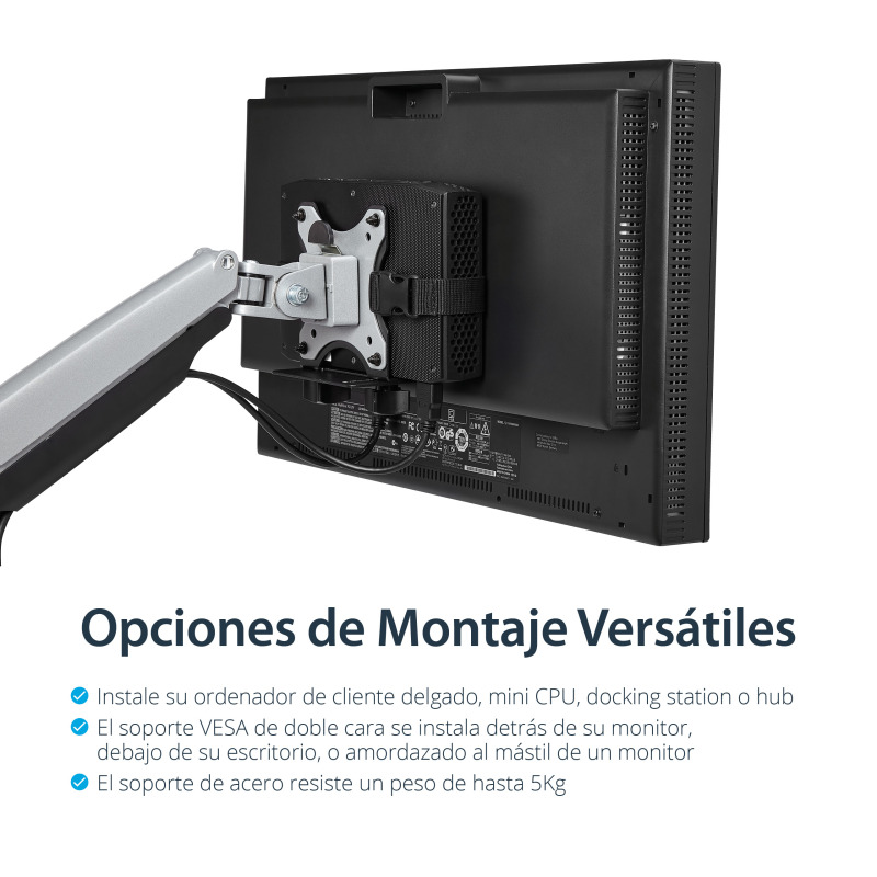 SOPORTE DE MONTAJE VESA PARA CLIENTES DELGADOS - GABINETE VESA PARA THIN CLIENTS - SOPORTE PARA CLIENTES LIGEROS - STARTECH.COM MOD. ACCSMNT image 14