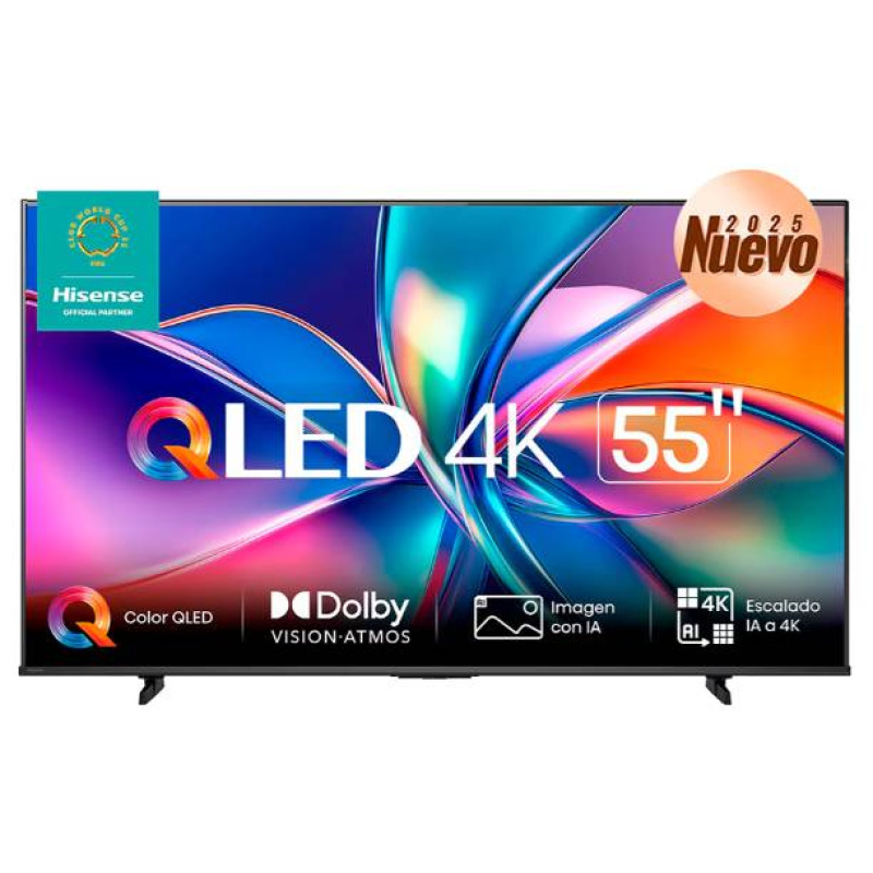 Smart Tv Hisense 55 QLED 55QD6QV 4K Ultra HD 3840*2160 VIDAA Alexa / Google Home / Airplay Apple HDMI USB
