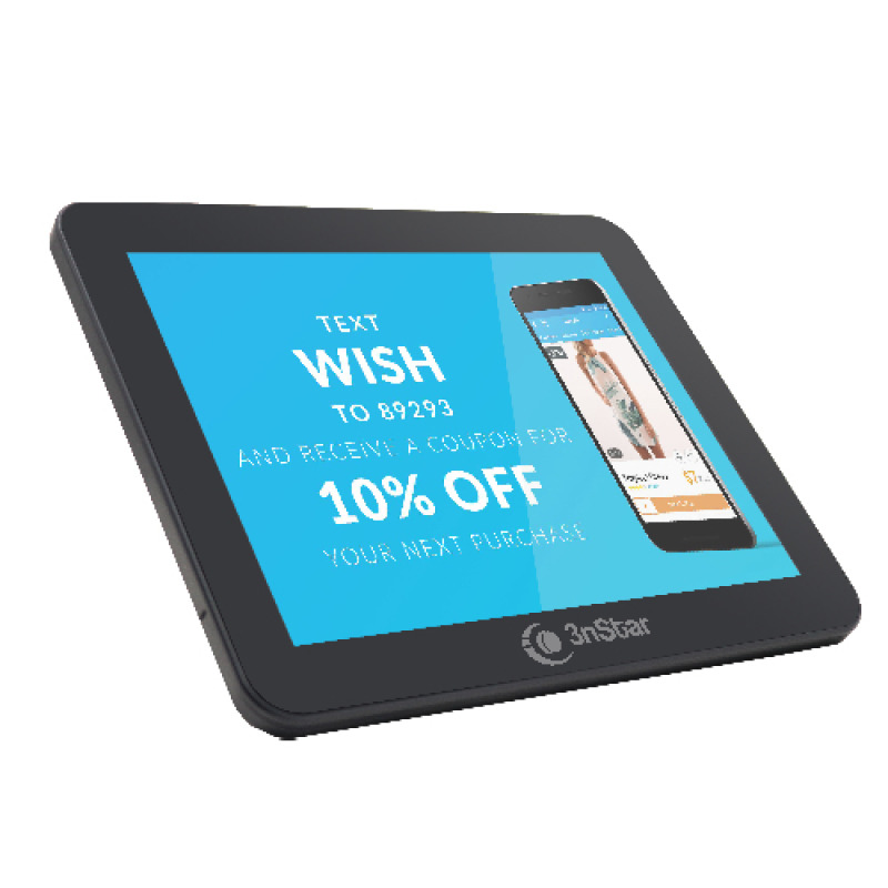 3nStar PTE0105-M10 sistema POS 24.6 cm (9.7") 1024 x 768 Pixeles Negro, Plata