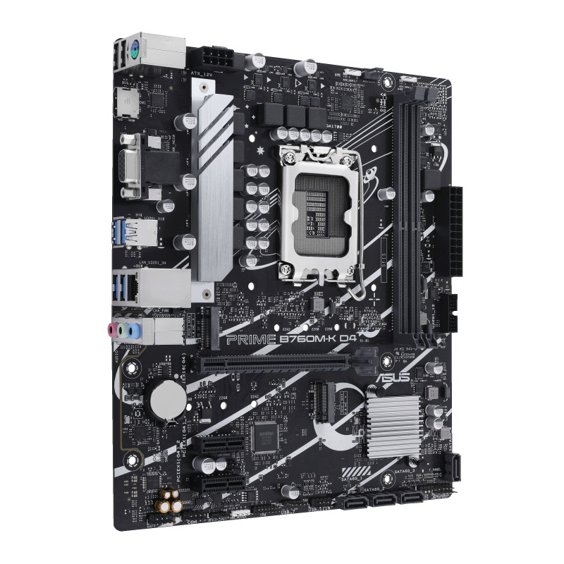 MB ASUS B760 INTEL S-1700 13A GEN/2X DDR4 2666/HDMI/VGA/M.2/4X USB 3.2/MICRO ATX/GAMA MEDIA  image 2