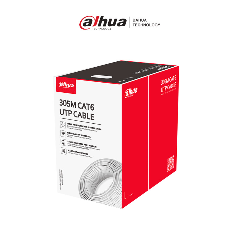 DAHUA DH-PFM920I-6UN-C - Bobina de Cable UTP 100% Cobre/ Cat 6/ Color Azul / Interior/ 305 Metros/ Ideal para Redes y Video/ image 5