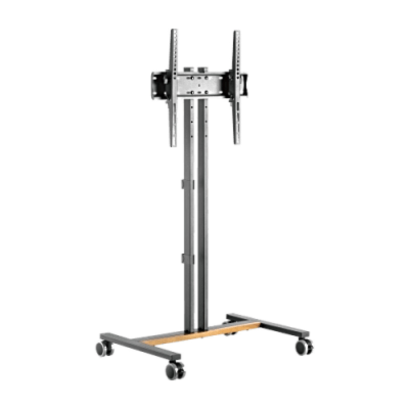 Soporte Móvil para Pantalla | Compatibilidad VESA 200x200 hasta  600x400 / Ruedas con Frenos / Ajuste de Altura y Ángulo / Soporte para TV de hasta 55 Pulgadas / Capacidad de Peso 35 kg image 2