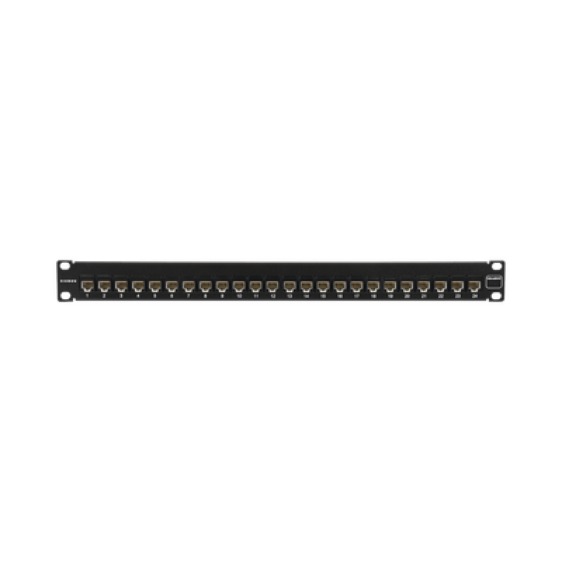 Patch Panel UltraMAX UTP Precargado con Jacks Cat6 24 Puertos Plano 1U image 2