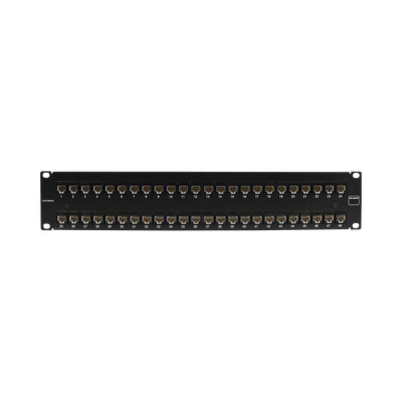 Patch Panel UltraMAX UTP Precargado con Jacks Cat6 48 Puertos Plano 2U image 2