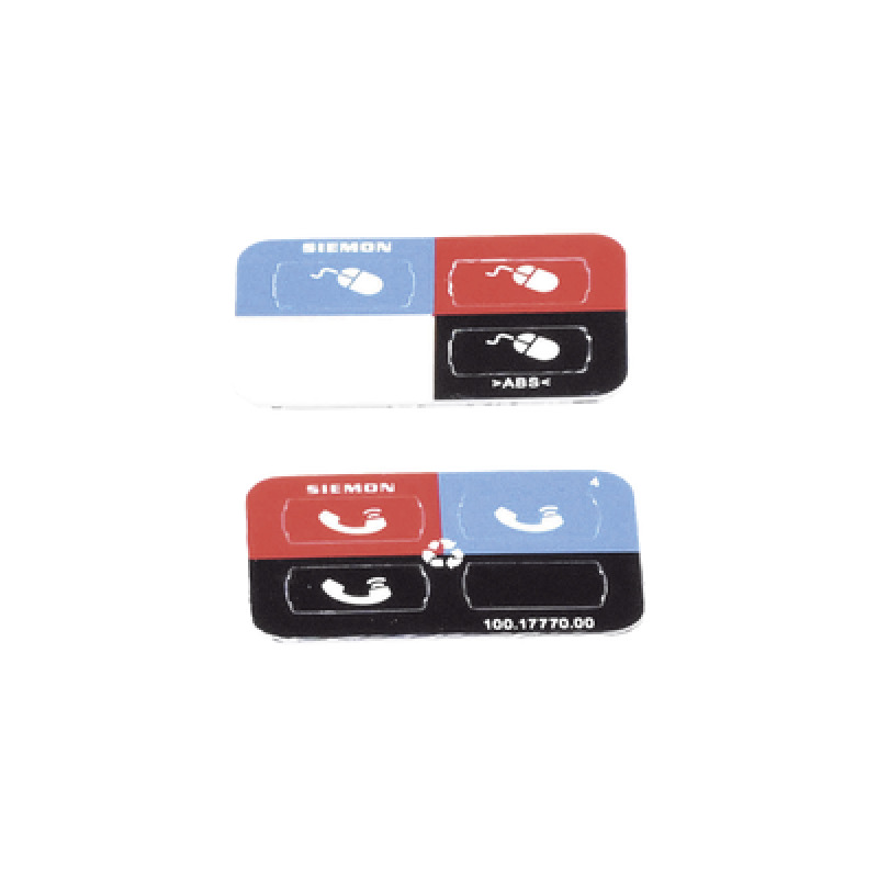 Icono UltraMax para identificación de Jacks Color Negro Bolsa con 100 Piezas