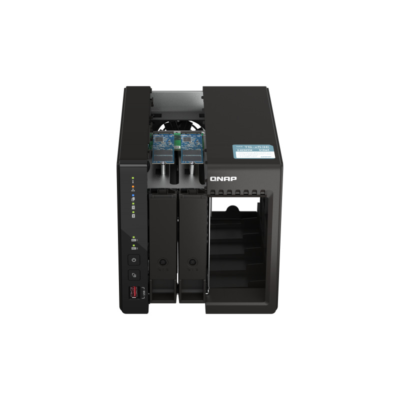 NAS QNAP TS-253E-8G / 2 BAHIAS / TORRE / INTEL CELERON 4NUCLEOS 2.6GHZ / 8GB RAM DDR4 / LAN 2,5GBE2 / WAKE ON LAN / HDMI2 / USB 3.22 / USB 2.0 2 / SOPORTA M.2 22802 / NO INCLUYE DISCOS image 3