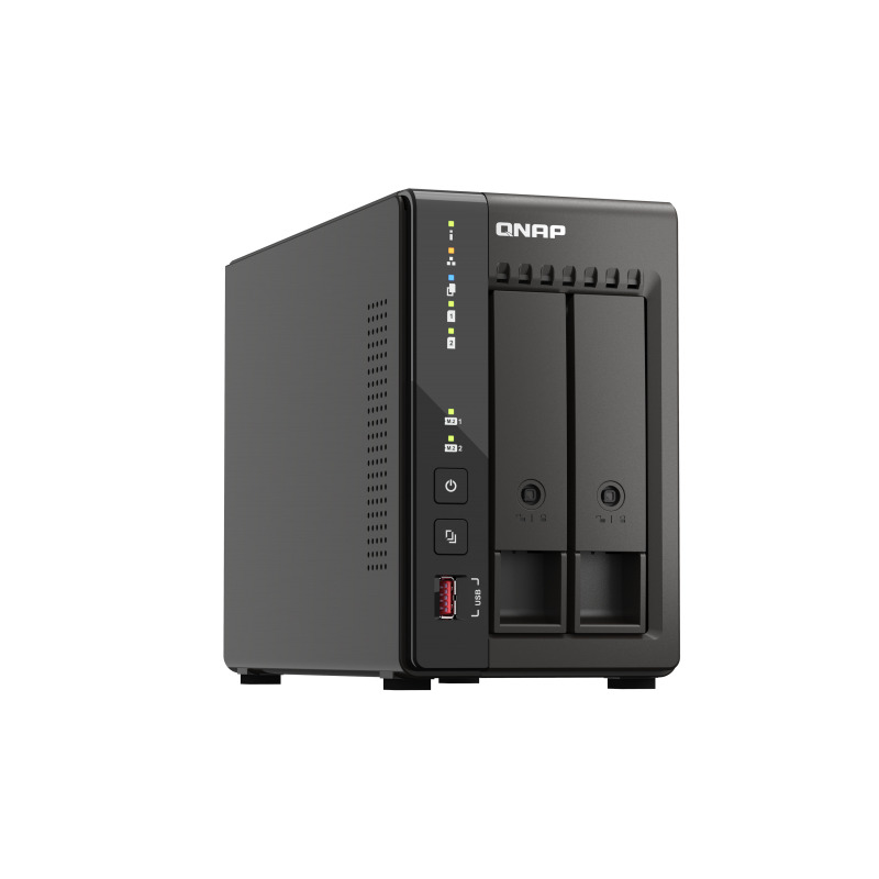 NAS QNAP TS-253E-8G / 2 BAHIAS / TORRE / INTEL CELERON 4NUCLEOS 2.6GHZ / 8GB RAM DDR4 / LAN 2,5GBE2 / WAKE ON LAN / HDMI2 / USB 3.22 / USB 2.0 2 / SOPORTA M.2 22802 / NO INCLUYE DISCOS image 4