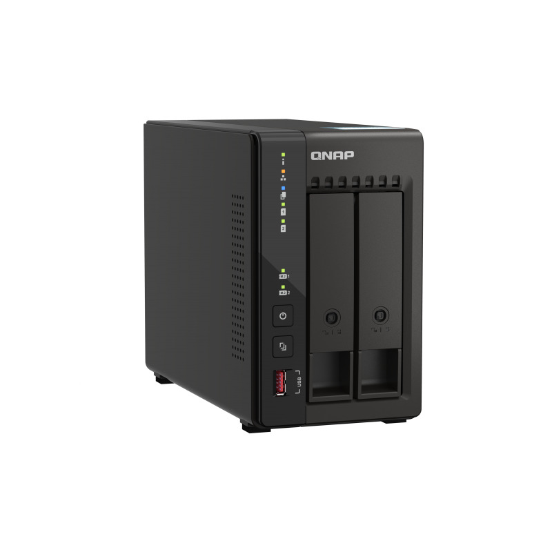 NAS QNAP TS-253E-8G / 2 BAHIAS / TORRE / INTEL CELERON 4NUCLEOS 2.6GHZ / 8GB RAM DDR4 / LAN 2,5GBE2 / WAKE ON LAN / HDMI2 / USB 3.22 / USB 2.0 2 / SOPORTA M.2 22802 / NO INCLUYE DISCOS image 5