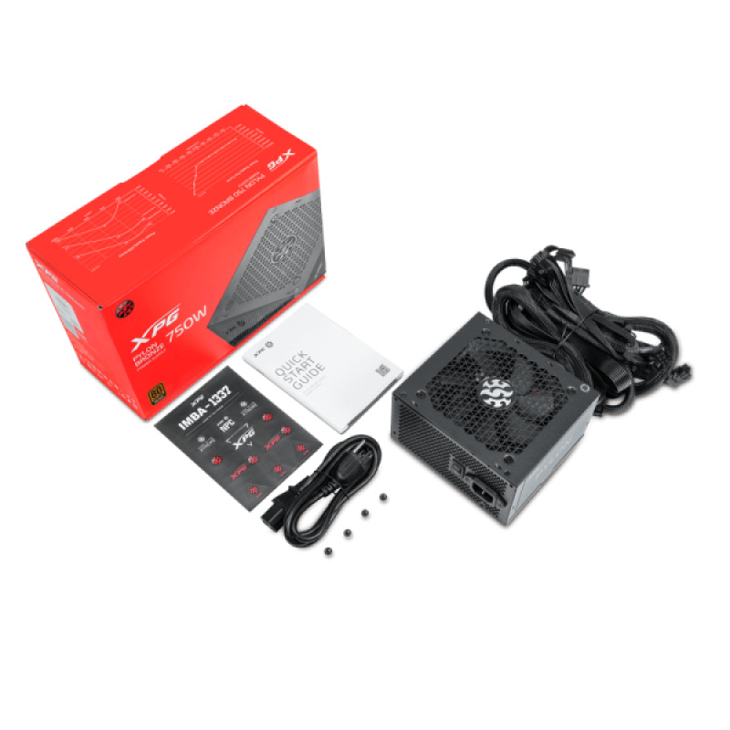 FUENTE DE PODER XPG PYLON 750W / 80 PLUS BRONZE CONECTOR 24 PINES ATX (PYLON750B-BKCUS) image 3