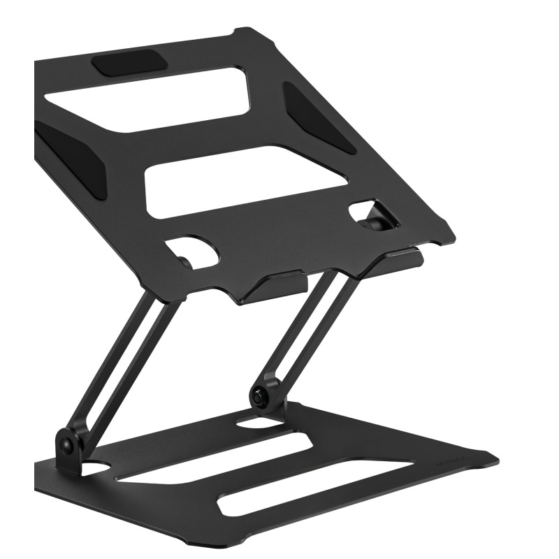 BASE ELEVADORA ACTECK VAULT TOP BE610 / PARA LAPTOP  / 13 PUL / MAX 5 KG / ANTIDERRAPANTE / ALTURA AJUSTABLE / ALUMINIO / NEGRO / AC-934541 image 3
