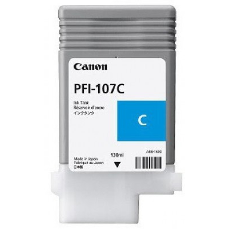 TANQUE DE TINTA CANON PFI-107 C CYAN,COMPATIBLE PRO-2000,PRO-4000,PR0-6000,PRO-4000S,PRO-6000S,PRO-2100,PRO-4100,PR0-6100,PRO-4100S,PRO-6100S,CAPACIDAD 130 ML image 2