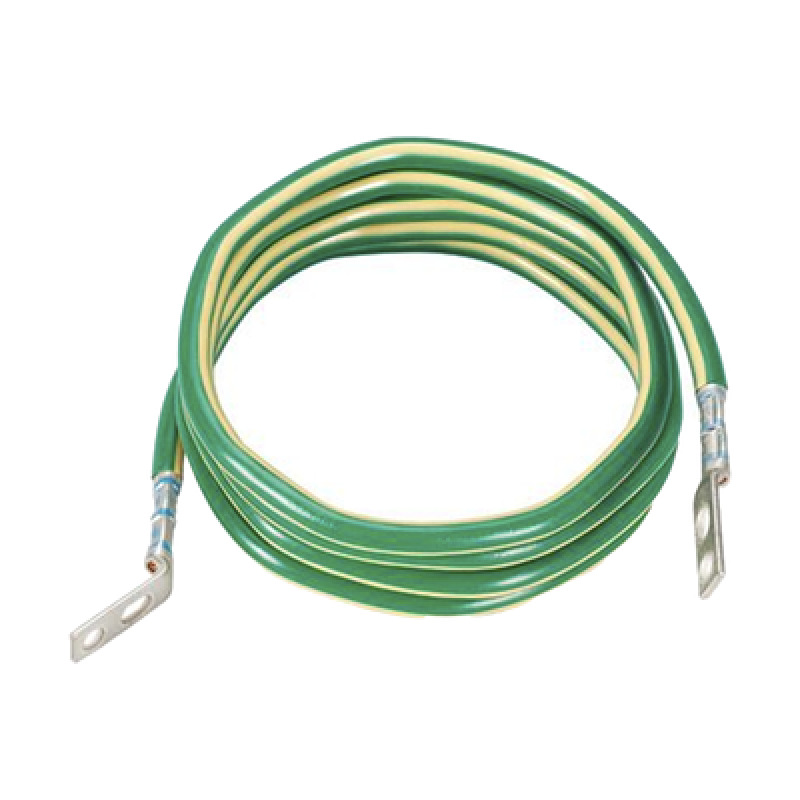 Jumper para Aterrizar Equipos 6 AWG con Terminal Doblada a 45 Grados Para Conexión a Tierra y Terminal Recta Para Equipos 36 m de Largo image 4