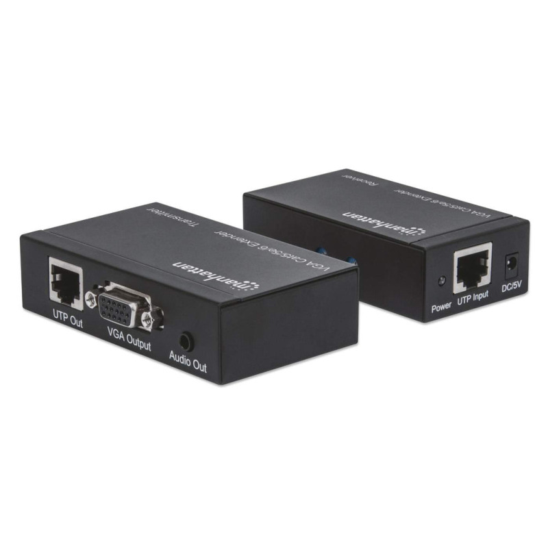 MANHATTAN 177344 - Extensor VGA Cat5/ 5e/6 / Extiende las señales de audio y vídeo hasta 300 m image 5