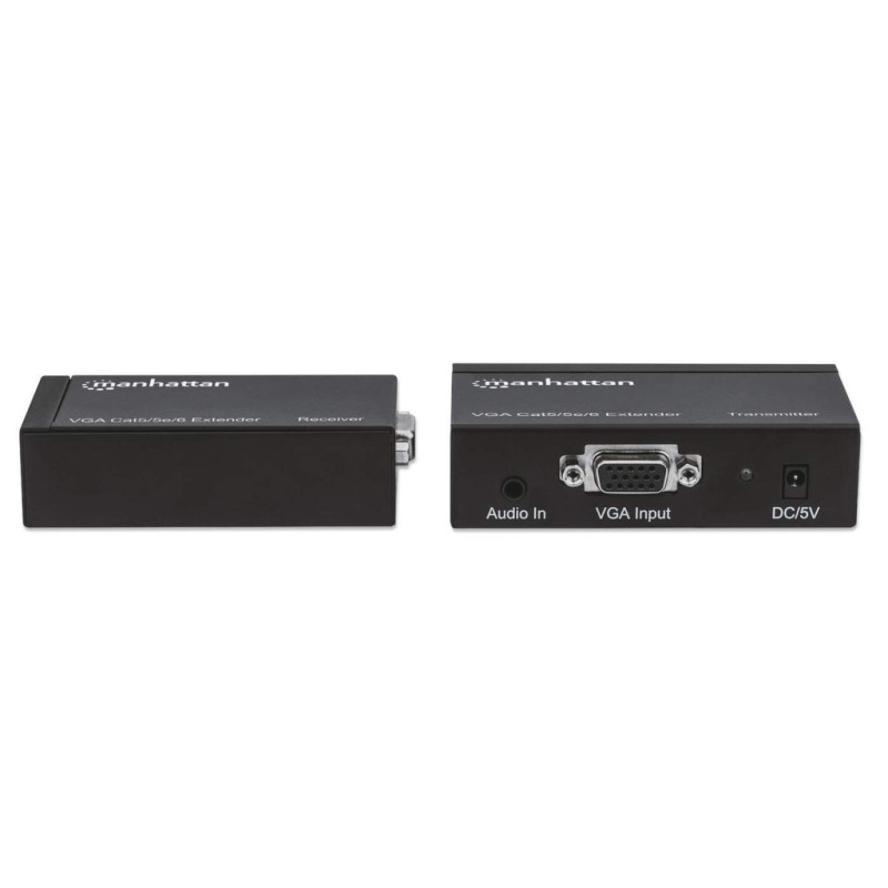 MANHATTAN 177344 - Extensor VGA Cat5/ 5e/6 / Extiende las señales de audio y vídeo hasta 300 m image 7