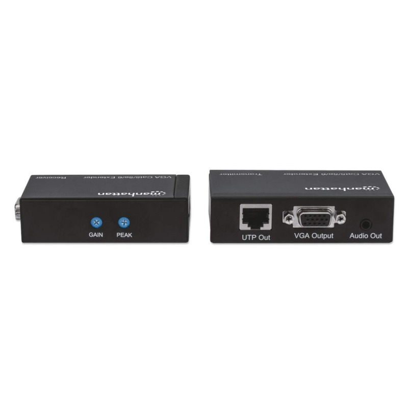 MANHATTAN 177344 - Extensor VGA Cat5/ 5e/6 / Extiende las señales de audio y vídeo hasta 300 m image 8