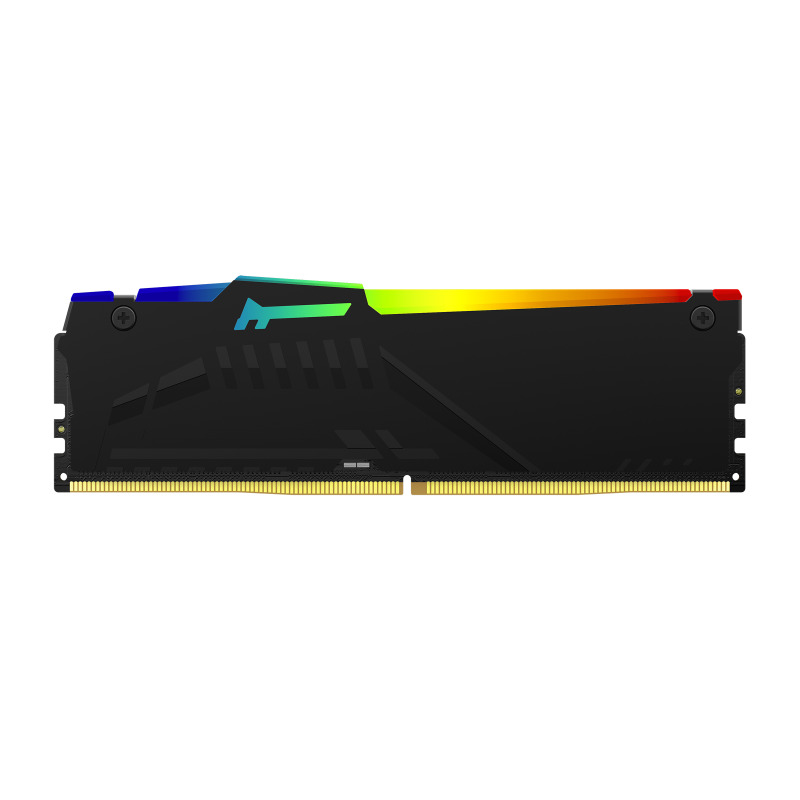 MEMORIA RAM KINGSTON DIMM DDR5 16GB 5200MT/S FURY BEAST BLACK XMP RGB CL40 288PIN 1.25V C/DISIPADOR DE CALOR P/PC/GAMER/ALTO RENDIMIENTO (KF552C40BBA-16) image 6